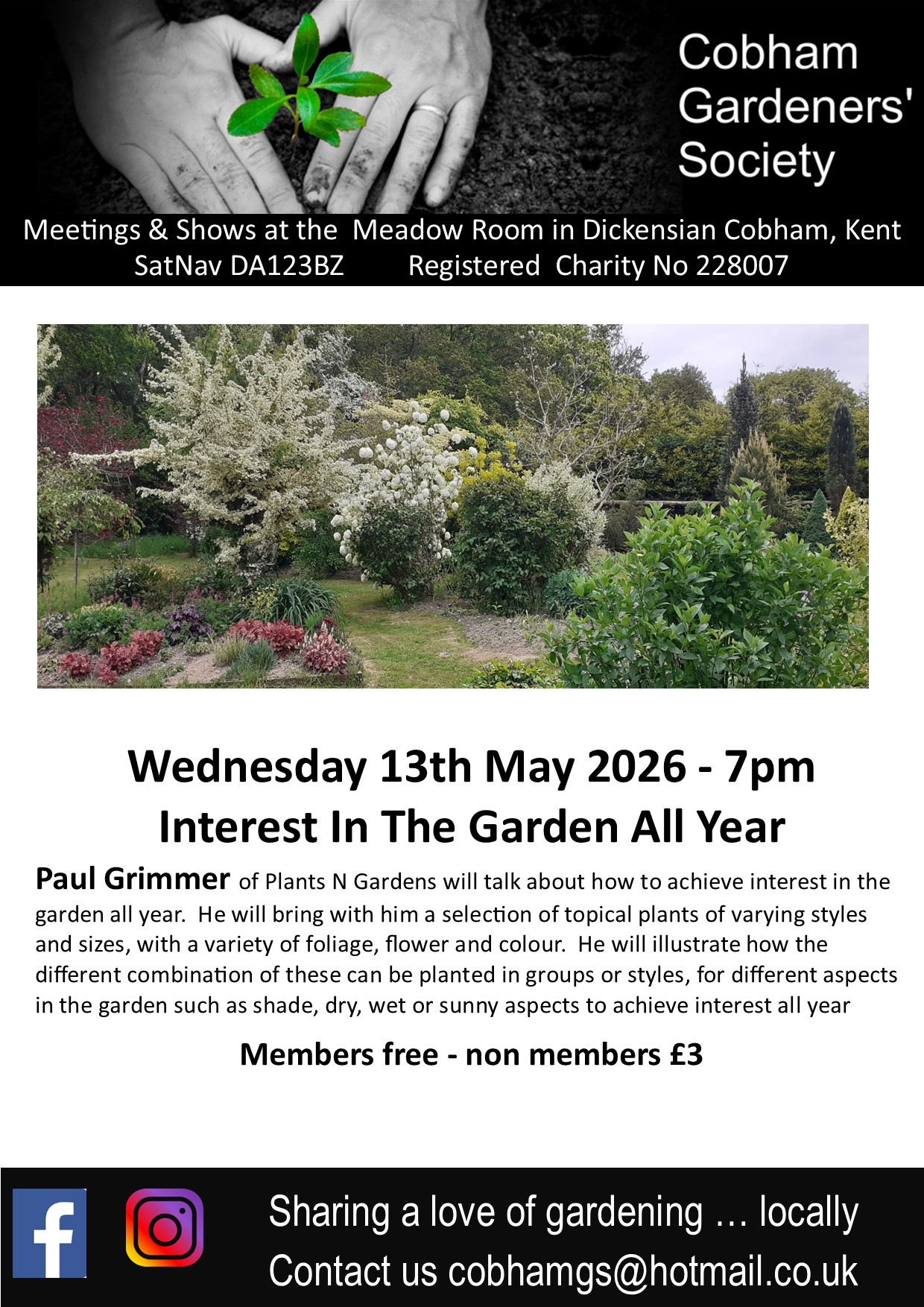 CGS Poster May 2026 SPEAKER TALK