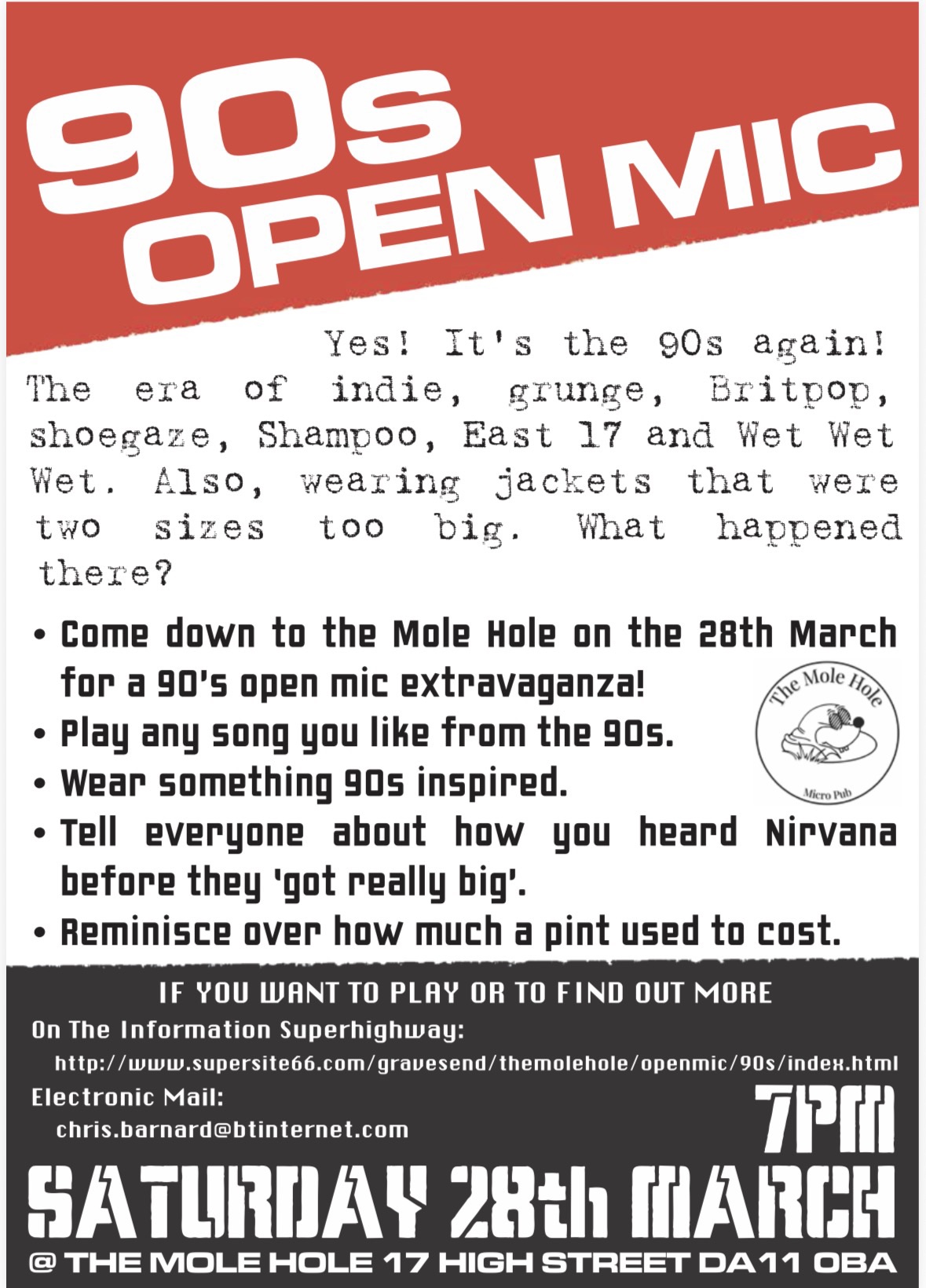 90S Open Mic